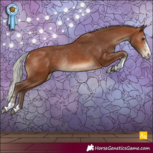 Horse Color:Silver Brown Sabino Varnish Rabicano 