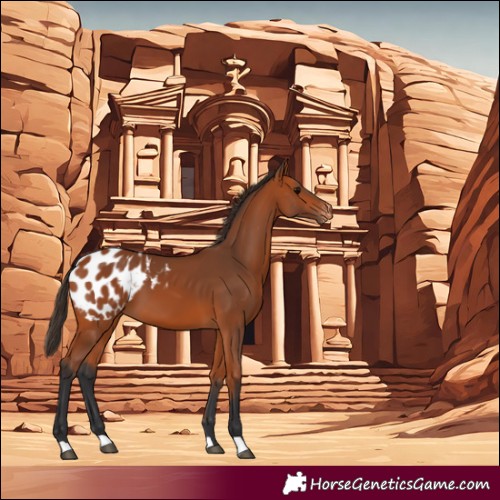 Horse Color:Bay Appaloosa 