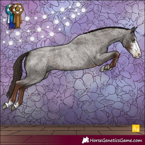 Horse Color:Liver Red Roan Sabino Varnish Rabicano 
