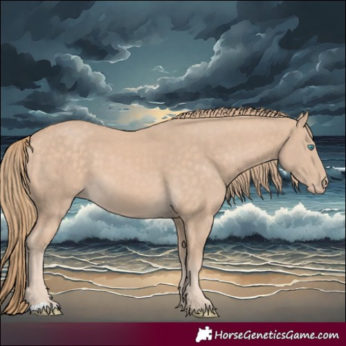 Horse Color:Perlino