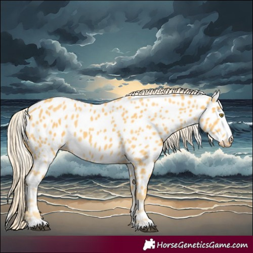 Horse Color:Palomino Near Leopard