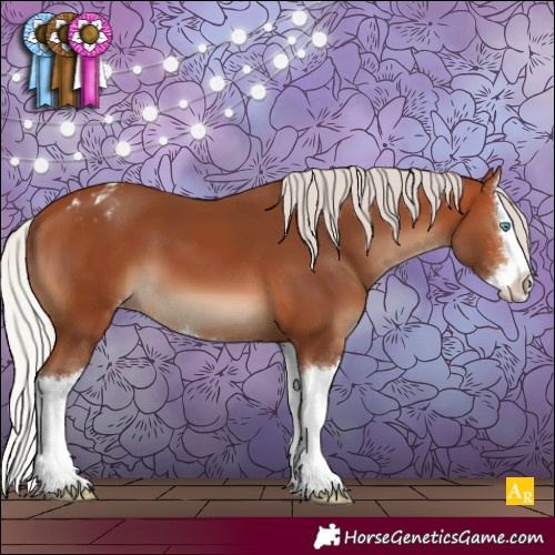 Horse Color:Silver Bay Splash Varnish