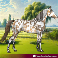 Horse Color:Buckskin Leopard 