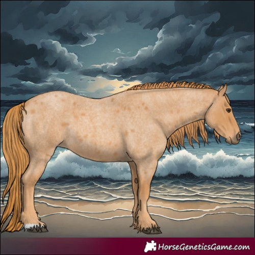 Horse Color:Red Roan