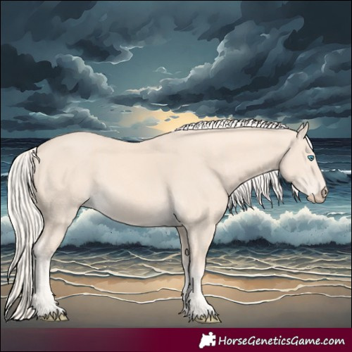 Horse Color:Cremello 