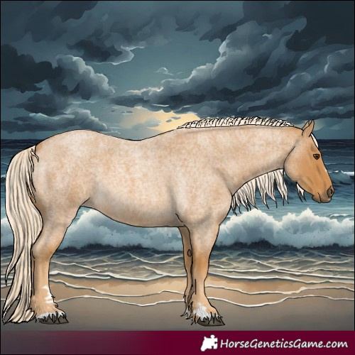 Horse Color:Palomino Roan 