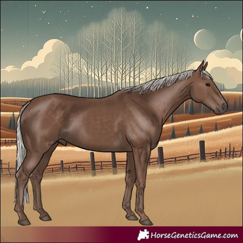 Horse Color:Silver Black