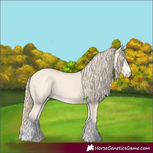 Horse Color:Perlino 