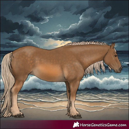 Horse Color:Chocolate Palomino 