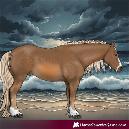 Horse Color:Chocolate Palomino 