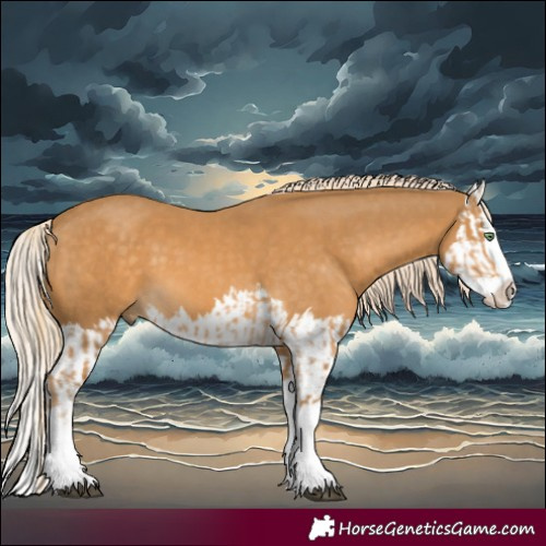 Horse Color:Palomino Splash  and Palomino Splash 