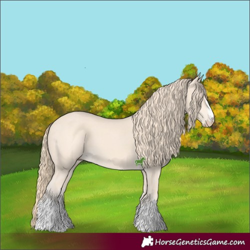 Horse Color:Perlino 