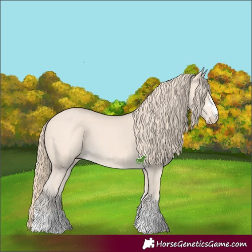 Horse Color:Perlino 