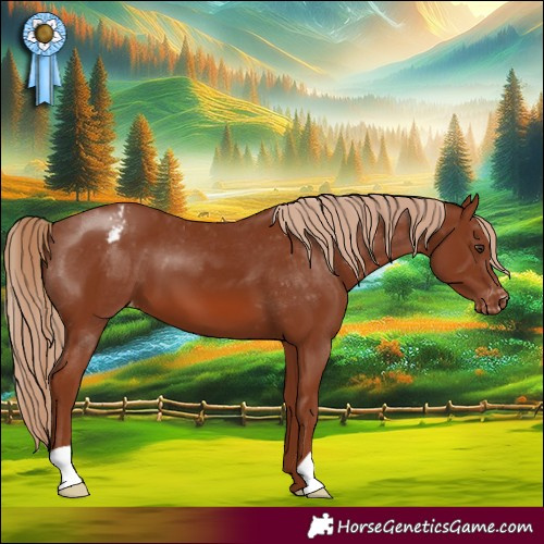 Horse Color:Chestnut Appaloosa