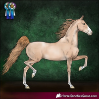 Horse Color:Gold Champagne Pearl 