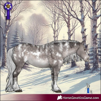 Horse Color:Powder White Platinum White Spotted Silver Brown Dun
