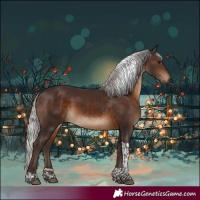 Horse Color:White Spotted Silver Brown Tobiano Rabicano 