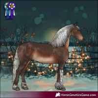 Horse Color:White Spotted Silver Brown Tobiano Rabicano 