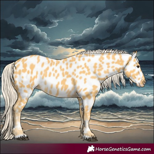 Horse Color:Palomino Near Leopard