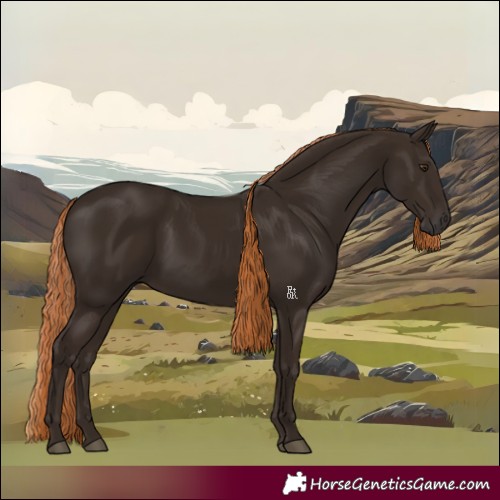 Horse Color:Liver Chestnut Rabicano 
