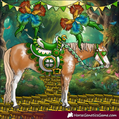 Horse Color:Palomino Sabino