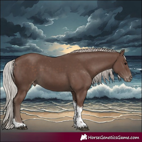 Horse Color:Silver Black Tobiano Appaloosa