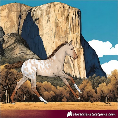 Horse Color:Red Dun Appaloosa 
