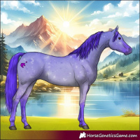 Horse Color:Watercolor Bay Dun 