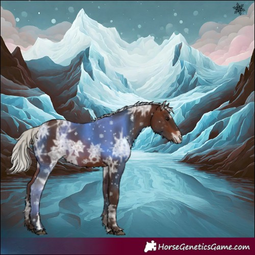 Horse Color:Silver Brown Ice 