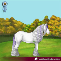 Horse Color:Watercolor Chocolate Brown Chinchilla Ice Onyx Mushroom Sabino Splash