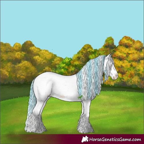 Horse Color:Watercolor Bay Ice Sabino 