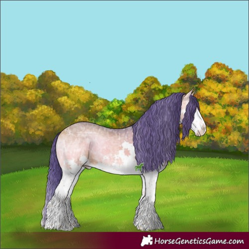 Horse Color:Watercolor Bay Ice Onyx Sabino Splash 