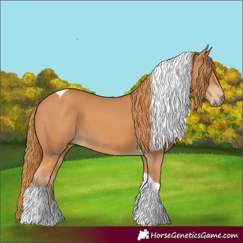 Horse Color:Chestnut Tobiano 
