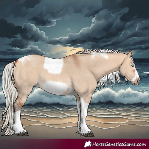 Horse Color:Silver Bay Dun Sabino Tobiano Frame Rabicano
