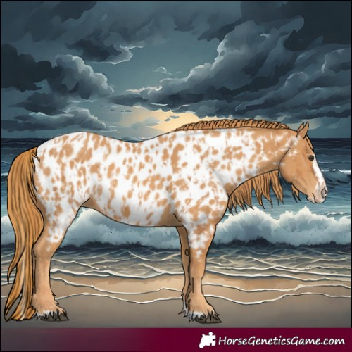 Horse Color:Chestnut Appaloosa  and Chestnut Splash Appaloosa 