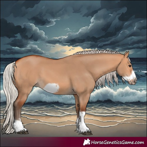 Horse Color:Silver Bay Dun Sabino Tobiano Frame Rabicano