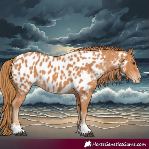 Horse Color:Chestnut Appaloosa