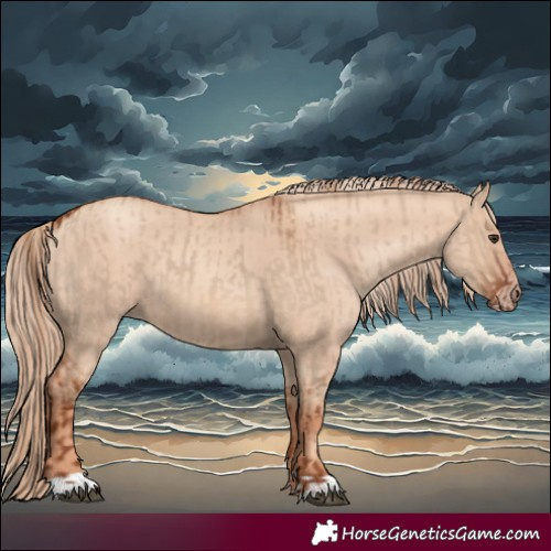 Horse Color:Red Dun  and Gold Champagne Dun 