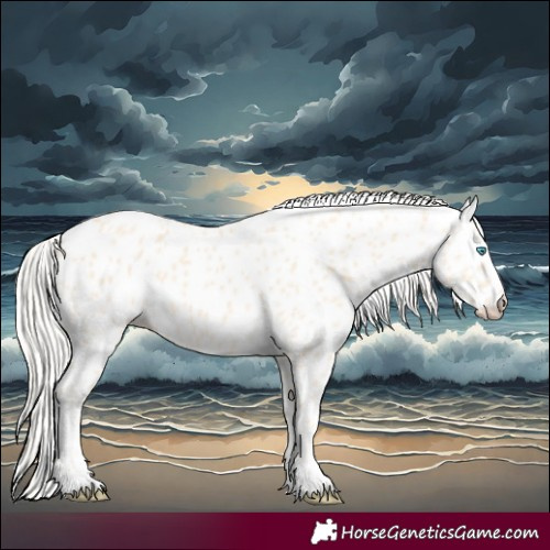 Horse Color:Cremello Appaloosa