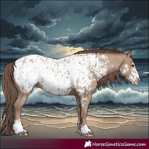 Horse Color:Classic Champagne Near Leopard and Classic Champagne Frame Near Leopard