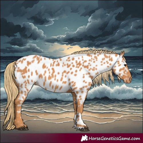 Horse Color:Chestnut Appaloosa
