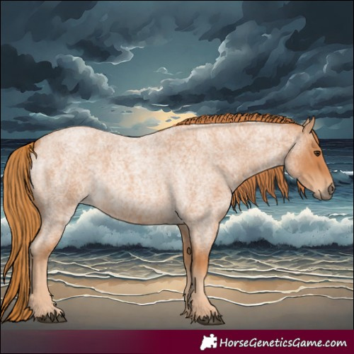 Horse Color:Red Roan