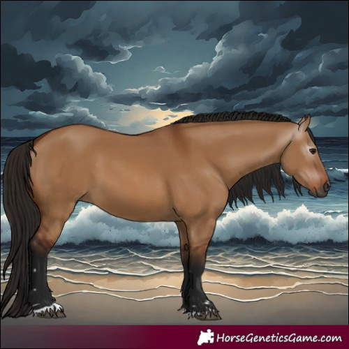 Horse Color:Gray Bay Dun