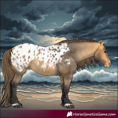 Horse Color:Buckskin Appaloosa