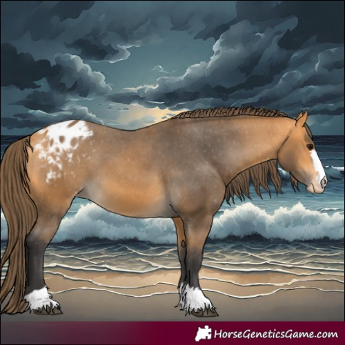 Horse Color:Buckskin Appaloosa