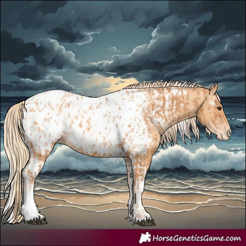 Horse Color:Chestnut Tobiano Appaloosa  and Gold Champagne Tobiano Appaloosa 