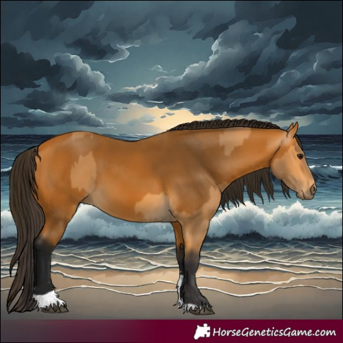 Horse Color:Buckskin and Gray Buckskin