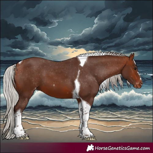 Horse Color:Silver Bay Tobiano Appaloosa