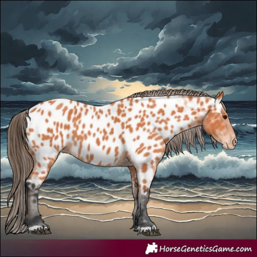 Horse Color:Bay Appaloosa