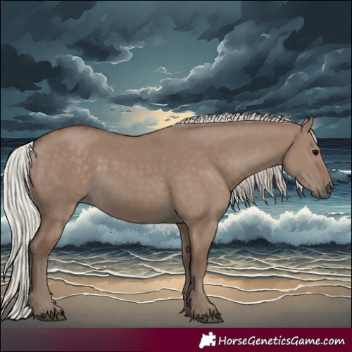 Horse Color:Silver Grullo